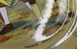 Buffalo Pottery Deldare Ware 10” Plate 1909 Yankee Doodle 6