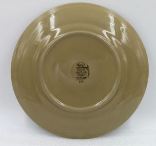 Buffalo Pottery Deldare Ware 10” Plate 1909 Yankee Doodle 7