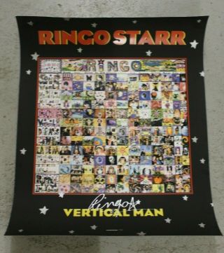 Ringo Starr - Vertical Man Promo Print Signed & Numbered (106) Limited Edition