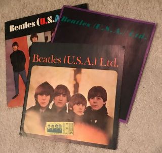 Beatles 1965 Concert Ticket Stub | Shea | Includes 3 Concert Programs (64 65 66)