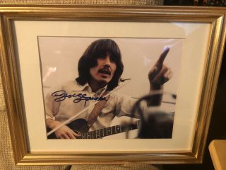 George Harrison,  Signed 8x10 Picture