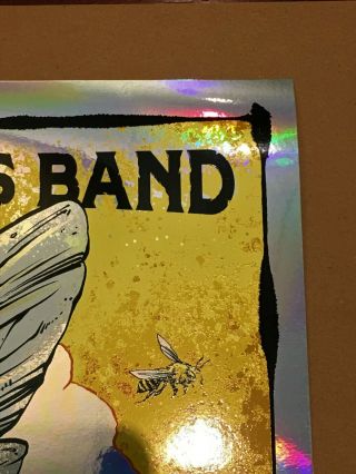 Dave Matthews Band Poster FOIL Utah West Valley City F4D Studios Brandon Heart 5