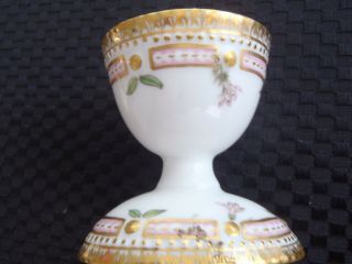 Flora Danica 4 Antique Egg Cups Pre 1900 - - Individually