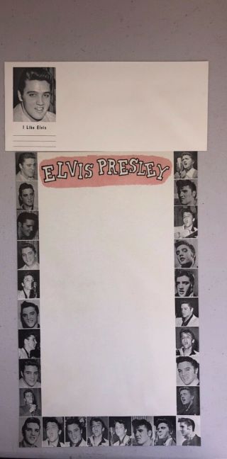 Rare Elvis Presley Epe 1956 Letterhead And Envelope
