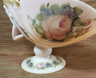 Cambridge Crown Tuscan Flying Nude Bowl - Pink Charleton Floral and Gold 10