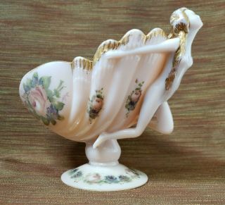 Cambridge Crown Tuscan Flying Nude Bowl - Pink Charleton Floral and Gold 2