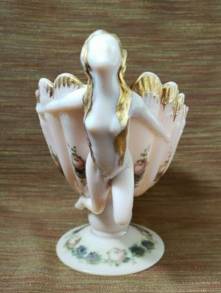 Cambridge Crown Tuscan Flying Nude Bowl - Pink Charleton Floral and Gold 3