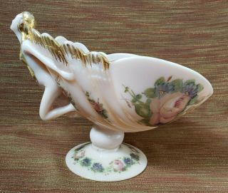 Cambridge Crown Tuscan Flying Nude Bowl - Pink Charleton Floral and Gold 4