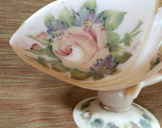 Cambridge Crown Tuscan Flying Nude Bowl - Pink Charleton Floral and Gold 9