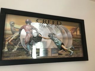 Creed “human Clay” Scott Stapp Mark Tremonti Riaa Record Award 5x Platinum