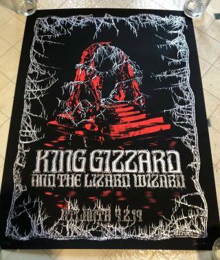 King Gizzard And The Wizard Lizard Atl 9/2 Cond.  Poster 101/100