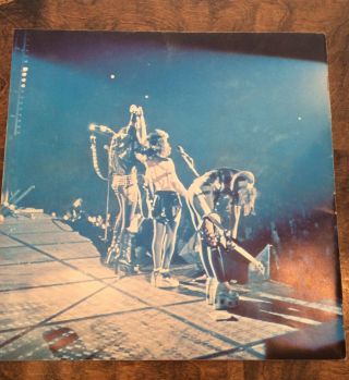 KISS Alive On Tour 1976 Program w/ KISS Army Insert & Ticket Stub 4