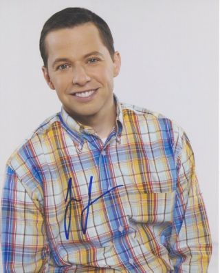 Signed Color Photo Of Jon Cryer Of " Two And 1/2 Men "