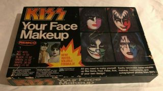 Kiss Vintage Makeup Kit Aucoin 1978 Water Soluble Version Remco - Read Details