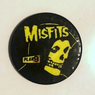 Authentic Misfits Fiend Club Button Badge Kbd Punk Samhain Danzig