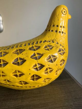 Vintage Aldo Londi Bitossi Italy Bird Yellow Dove 3
