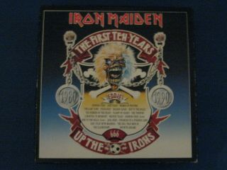 Iron Maiden The First Ten 10 Years 12 " Inch Vinyl Box Set Complete