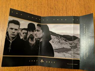RARE U2 ' Joshua Tree ' Anniversary Tour Official Invite cassette 3