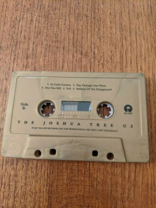 RARE U2 ' Joshua Tree ' Anniversary Tour Official Invite cassette 5