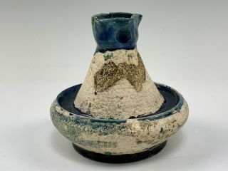 Odd Signed George Ohr Art Pottery Pot Vase " Mad Potter Of Biloxi "