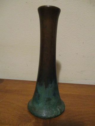 Clewell Copper Clad Pottery Vase Arts & Crafts Verdigris Patina 342 - 2 - 6