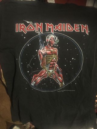 Vintage Iron Maiden 1986 Somewhere In Time Kiss Guns And Roses Judas Priest