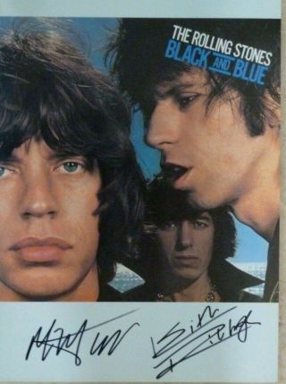 Mick Jagger And Keith Richards Signed 1976 European Tour Program