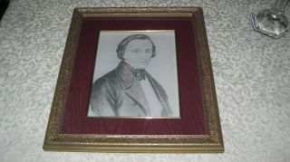 Liberace Owned From His Estate Framed Vintage Chopin Portrait