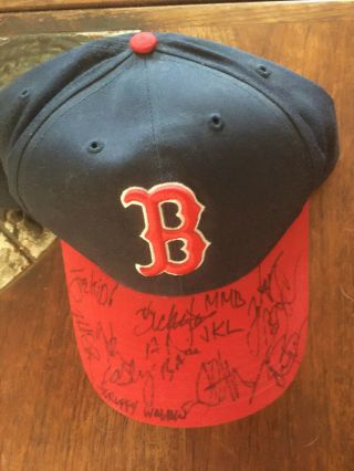 Dropkick Murphys/ Mighty Mighty Bosstones Signed Red Sox Baseball Cap Autograph