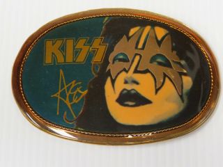 Kiss Ace Frehley Pacifica Belt Buckle 1977 Aucoin