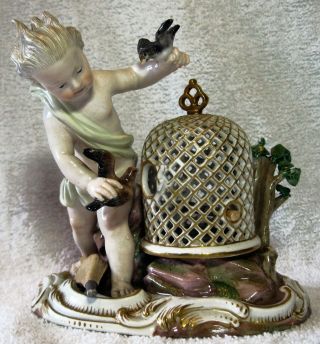 A Meissen German Porcelain Figurine The Elements Air Model C 99