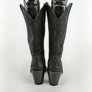 Miranda Lambert IDYLLWIND Black Leather Cowboy Boots Size 8.  5 B 4