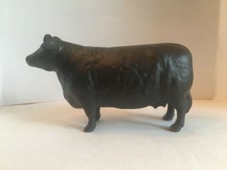Vintage Rare Black Matt Beswick Aberdeen Angus Cow Model 1563