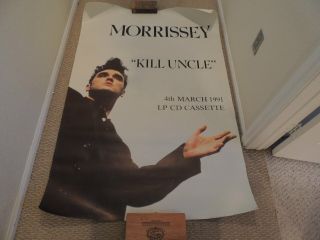 Morrissey Kill Uncle 1991 LP CD Cassette Release Promo Poster HUGE/RARE 60 X 40 
