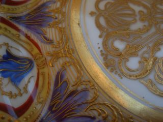SEVRES,  ANTIQUE FRENCH PORCELAIN PLATE,  EARLY 19th CENTURY. 8