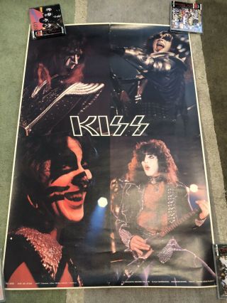 Kiss Rare Japan Poster 1976