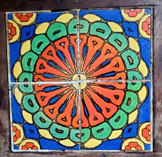 Unknown Maker California Pottery Tile Table Top Only 1930s 2
