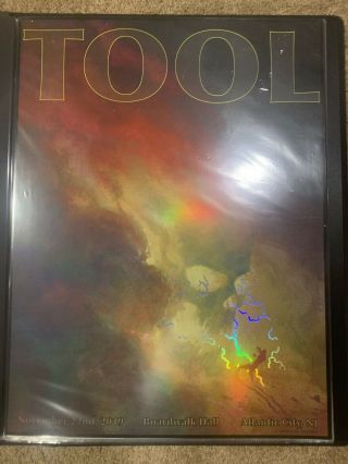 Tool Unsigned Boardwalk Hall Atlantic City Jersey Event Poster 11/16/2109