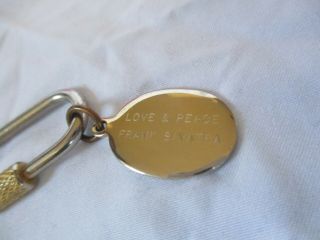 Frank Sinatra Rare Vintage Gold Key Ring Personal Gift From Sinatra