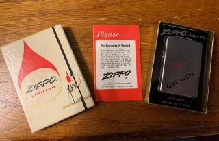 Zippo Lighter Vintage Gene Krupa