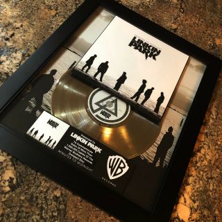 Linkin Park Minutes To Midnight Record Music Award Album Disc Lp Vinyl