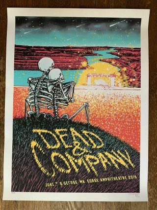 Dead And Company Poster Summer Tour 2019 The Gorge - Barry Blankenship 218