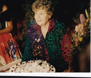 Shelley Winters - 1920 - 2006 - Signed Candid Photo