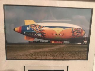 Pink Floyd Piece of 1994 Division Bell Airship Limited Edition Framed 2