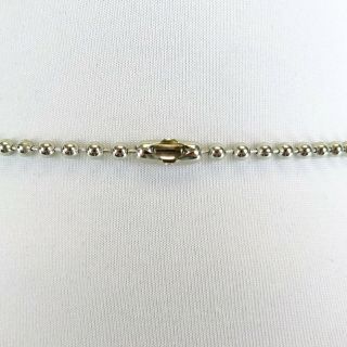 Miranda Lambert UNLABELED Silver - Color Ball Chain Necklace w/ Pendant & Fringe 4