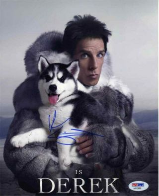 Ben Stiller Zoolander 2 Autographed Signed 8x10 Photo Authentic Psa/dna