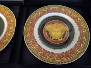 Versace Medusa By Rosenthal 7.  25in Bread & Butter Plates (set Of 4)