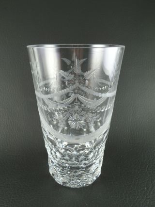 Britannia By William Yeoward Cut Crystal 5 1/4 " Highball Glass Tumbler