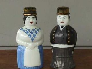 Imperial Figurine Salz & Pfeffer Hand Painted Shakers