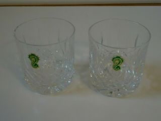 VINTAGE Waterford Crystal LISMORE Set of 6 Old Fashioned 3 3/8 